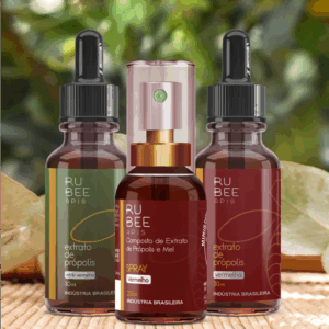 Combo - Spray Própolis Vermelha + Extrato de Própolis Blend + Extrato de Própolis Vermelha