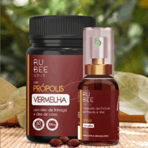 Combo - Spray Própolis Vermelha + Extrato de Própolis Vermelha em Cápsulas
